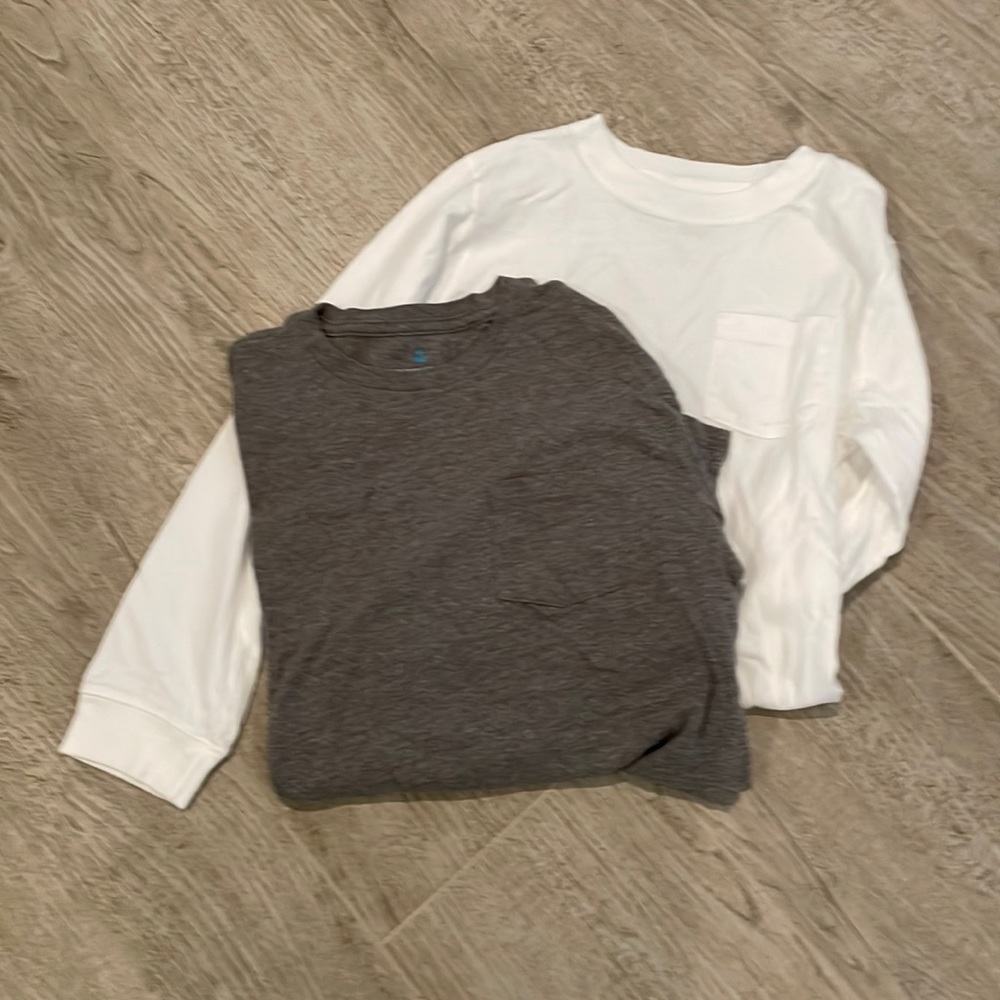 2 long sleeve tees-Crewcuts and Carters Size 14